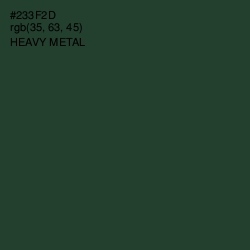 #233F2D - Heavy Metal Color Image